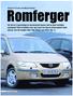 Romferger. Chrysler PT Cruiser mot Mazda Premacy: