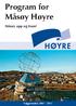 Program for Måsøy Høyre. Måsøy opp og fram!
