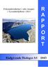 Fiskeundersøkelser i seks innsjøer i Tyssedalsfjellene i 2013 R A P P O R T. Rådgivende Biologer AS 1843