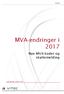 VITEC. MVA-endringer i Nye MVA-koder og skattemelding LAST EDITED: