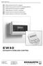 EW40 EXHAUSTO WIRELESS CONTROL DK D S N GB NL