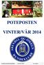 POTEPOSTEN VINTER/VÅR Arendal og Omegn Hundeklubb Vinter/vår 2014