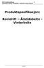 Produktspesifikasjon: Reindrift Årstidsbeite - Vinterbeite