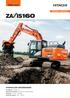 ZAXIS-6 serie HYDRAULISK GRAVEMASKIN