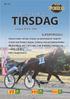 TIRSDAG SUPERTIRSDAG KR. 25,- T R A V P R O G R A M. 2.august 2016 kl NESTE LØPSDAGER 16. august - Haugaland 23- august - Forus NR