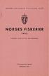 NORGES OFFISIELLE STATISTIKK X1237 NORGES FISKERIER FISHERY STATISTICS OF NORWAY DIRECTOR OF FISHERIES OF NORWAY BERGEN I956 FISKERIDIREKTØREN