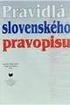 Pravidlá slovenského pravopisu