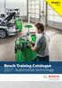 Bosch Training Catalogue Automotive technology