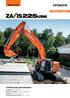 ZAXIS-6 serie HYDRAULISK GRAVEMASKIN