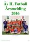 Ås IL Fotball Årsmelding 2016 Figur 1. Tine Fotballskole.