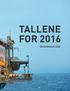 TALLENE FOR 2016 ÅRSREGNSKAP SDØE