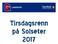 Tirsdagsrenn på Solseter 2017