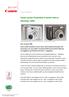 Canon styrker PowerShot A-serien med ny teknologi i 2008