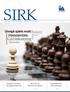 SIRK. Modenhet Kultur. God risikostyring. Unngå sjakk matt PERSONVERN. Dataanalyse. s. 6. s. 26. s. 22. Veileder for risikostyringsfunksjonen