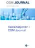 Vaksinasjoner i CGM Journal