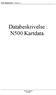 SOSI standard Del 3 - versjon Databeskrivelse : N500 Kartdata