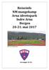 Reiseinfo NM mangekamp Arna idrettspark Indre Arna Bergen mai 2017
