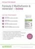 Formula 2 Multivitamin & mineraler kvinne