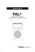 OWNER S MANUAL PAL+ Portable Audio Laboratory Portable DAB/DAB+/DMB/FM Radio