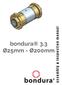 bondura 3.3 Ø25mm - Ø200mm assembly & inspection manual art rev A