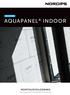 AQUAPANEL INDOOR MONTASJEVEILEDNING. Knauf våtromsløsninger med AQUAPANEL Technology Inside