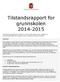 Tilstandsrapport for grunnskolen