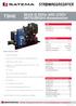 T9HK. strømaggregater. 50Hz V MITSUBISHI dieselmotor. Beskrivelse av T9HK: T9HK GENERELLE DATA. Mekanisk regulator