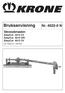 Bruksanvisning. Nr N. Skiveslåmaskin EasyCut 3210 CV EasyCut 3210 CRI EasyCut 4013 CV. (fra maskin-nr )