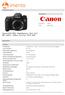 Canon EOS 760D - Digitalkamera - SLR MP - APS-C p - kun hus - Wi-Fi, NFC