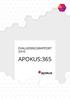 Evalueringsrapport 2016 Apokus:365