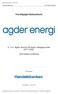 Verdipapirdokument. 2,71% Agder Energi AS åpent obligasjonslån 2017/2027 ISIN NO Tilrettelegger: Kristiansand,