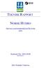 TEKNISK RAPPORT NORSK HYDRO GRUNNLAGSUNDERSØKELSE BLÅVEIS 2001 RAPPORT NR REVISJON NR. 01 DET NORSKE VERITAS