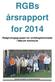 RGBs årsrapport for 2014