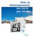 Bruks- og Monteringsanvisning AHU-300 BV AHU-300 BH