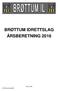 BRØTTUM IDRETTSLAG ÅRSBERETNING 2016