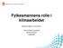 Fylkesmannens rolle i klimaarbeidet