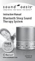 Bluetooth Sleep Sound Therapy System