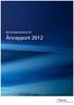 NLI Eiendomsinvest AS. Årsrapport 2012