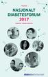 NASJONALT DIABETESFORUM 2017