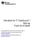 Håndbok for TI TestGuard App og Trykk-for-å-teste
