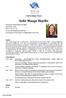 Curriculum Vitae. Sofie Waage Skjeflo