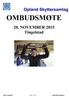 OMBUDSMØTE 20. NOVEMBER