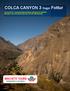 COLCA CANYON 3 Dager Fottur