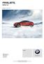 PRISLISTE. BMW X6. Gyldig fra 1. januar Ren kjøreglede BMW X6. BMW Norge AS Martin Linges vei Fornebu