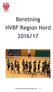 Beretning NVBF Region Nord 2016/17