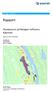 Rapport. Flystøysoner på Mosjøen lufthamn, Kjærstad. Støysoner etter T1442/2016. Forfatter(e) Joakim Bustad Idar L. N. Granøien