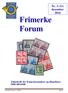 Nr. 3 (11) desember Frimerke Forum. Tidsskrift for frimerkesamlere og filatelister ISSN Frimerke Forum nr.