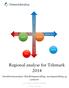 Regional analyse for Telemark 2014