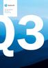 Kvartalsrapport Q3/2014 Statkraft AS