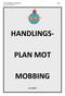 HANDLINGS- PLAN MOT MOBBING